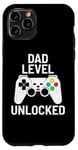 iPhone 11 Pro gaming dad level unlocked funny video gamer new daddy father Case