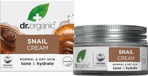 Dr Organic Snail Gel Cream, Healthy-Aging, Moisturising, Mens, Womens, Normal &