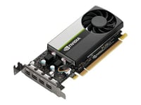 NVIDIA T1000 - Carte graphique - T1000 - 4 Go GDDR6 - PCIe 3.0 x16 profil bas - 4 x Mini DisplayPort