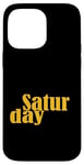 Coque pour iPhone 14 Pro Max University Varsity-Gold Saturday Varsity-Gold Yellow