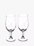 Selbrae House Stag Craft Beer Glass, Set of 2, 383ml, Clear