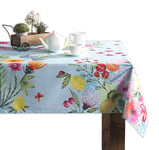 Maison d' Hermine Jardin D'Ete - Mint Nappe 100% Coton pour Cuisine Dîner Table Décoration de Fête Mariage, fête mères Printemps/été (Rectangle, 160cm x 220cm)