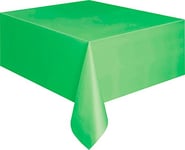 Unique Party 5098 - Nappe en Plastique Vert Citron 2,74 m x 1,37 m