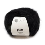 Mohair Silk Fluff 25 gr Salt Liquorice black A781 Adlibris