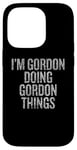 Coque pour iPhone 14 Pro Je suis Gordon qui fait des choses drôles et vintage