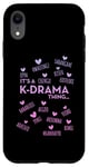 iPhone XR It's a K-Drama Thing | Korean Words Case