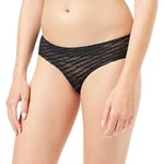 Sloggi Women's ZERO Lacy H Hipster Briefs, BLACK, L