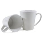 36X Cone Shaped 12oz Latte White Mug for Mug Press For Heat Transfer Press