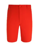 Lacoste Bermuda Mens Orange Shorts - Size 34 (Waist)