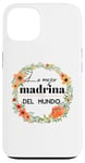 Coque pour iPhone 13 La meilleure marraine du monde accessoire amusant pour marraine