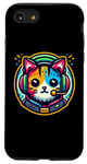 iPhone SE (2020) / 7 / 8 Fun Cat with Gamer Headset MEIRL Me In Real Life Case