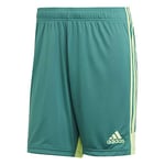 adidas Men's TASTIGO19 SHO Sport Shorts, Active Green/hi-Res Yellow, M/L