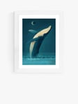 EAST END PRINTS Dieter Braun 'Humpback Whale' Framed Print