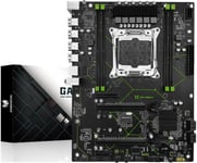 X99 Carte Mère Intel Lga 2011-3 Pour E5 V3 V4, Ddr4 Max 128 Go, Pcie 3.0, Nvme/Ngff M.2, Sata 3.0, Gigabit-Lan, X99 Mr9A-H