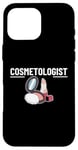 Coque pour iPhone 16 Pro Max Esthéticienne Cosmétologue Funny Markup Artist