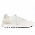 New Balance Mens 574 Legacy Trainers in White Suede - Size UK 4