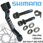 Shimano MTB Disques de Frein Adaptateur 180 P/P2 Pm - VR180 HR160 No. 1