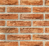 D-C-Fix Classic Ahaus Rot Brick Effect Brown Orange Self Adhesive Film 2m x 45cm