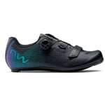 Northwave Storm Carbon 2 - Chaussures vélo homme Black / Iridescent 40.5