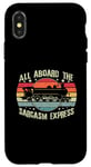 iPhone X/XS Retro Wagon Train Lover Model Train Railroad Conductor Funny Case