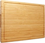 Utoplike Extra Large XXXL Bamboo Cutting Board 60 x 40 x 3.2 cm,Large Wooden for