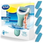 Scholl Velvet Smooth Wet&Dry Jalkaviila + 5 Rullaa