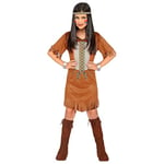 W WIDMANN MILANO Party Fashion - Costume d'enfant indienne, robe, costume western, fille de chef, déguisements de carnaval