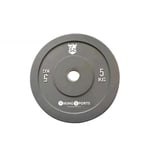 Viking Sports 5kg Olympisk Bumper Plate - Hållbar Gummibelagd, Professionell Gymutrustning