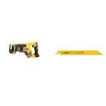 DEWALT DCS367N-XJ Brushless XR Compact Reciprocating Saw, Multi + Suitable Power Tool Accessory