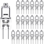 G4 Halogenlampor 10W 12V - Varmvit - 20-pack 10W 10W 20 st