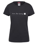 THE NORTH FACE W S/S Neverstopexploring Tee-EU TNF Black/TNF White T-Shirt Femme TNF Black/TNF White FR : S (Taille Fabricant : S)