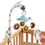 TUMAMA Mobile Musical Lit Bébé Jouet 3 en 1 avec Télécommande Projection de V...