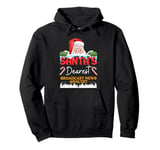 Broadcast News Analyst Christmas Job Profession Santa Claus Pullover Hoodie