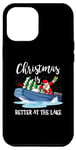 iPhone 12 Pro Max Christmas Life Is Better At The Lake Boat Lover Boating Case