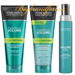 John Frieda Luxurious Volume Protein Infused Shampoo .conditioner . Spray Kit