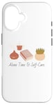 Coque pour iPhone 16 Yoga méditation relaxation - temps pour vous-même et l'amour de soi