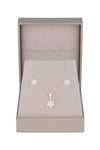 Sterling Silver 925 Flower Jewellery Set - Gift Boxed