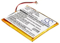 Kompatibelt med Samsung YP-T10QB/XSH, 3.7V, 450 mAh