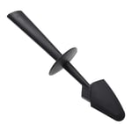 vhbw Spatule compatible avec Vorwerk Thermomix TM21 robot culinaire - Racloir à pâte, noir