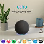 Echo 4th generation | Premium sound Wi-Fi and Bluetooth smart speaker with smart