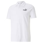 PUMA Homme Piqué Ess Polo, Puma Blanc, L EU