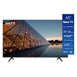 Metz Smart TV 65 inch HD Roku TV MRD6000 Series Television with HDR10 Direct LED Dolby Digital Voice Control