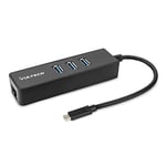 Vultech Adaptateur Type-C Multiport ATC-02 Hub avec 3 USB3.0 et Un Port RJ45 Gigabit, SuperSpeed 5Gbps, pour MacBook Air, Mac Pro/Mini, Lenovo