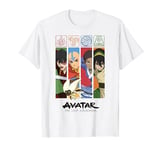 Avatar: The Last Airbender Four Elements Benders Box Panels T-Shirt