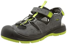 KEEN Garçon Unisex Kinder 1023271 Sandale de pêcheur, Steel Grey/Chartreuse, 17 EU