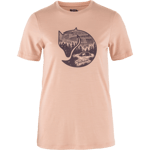 Fjällräven Women's Abisko Wool Fox Short Sleeve Chalk Rose-Port, XS