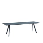 HAY - CPH30 2.0 Table Deep Blue Lacquered Oak Frame L250 X W90 X H74 Smokey Blue Linoleum Tabletop Deep Blue Lacquered Edge - Spisebord - Ronan & Erwan Bouroullec - Blå - Tre