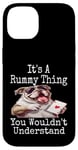 Coque pour iPhone 14 Funny It's A Rummy Thing You Wouldn't Understand Jeu de cartes