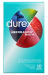 Preservatifs Durex 10 Pièces Boîte Footbag Lubrifiés Avec Réservoir