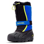 Sorel Flurry bottes d'hiver pour enfants, Noir (Black x Super Blue), 31 EU